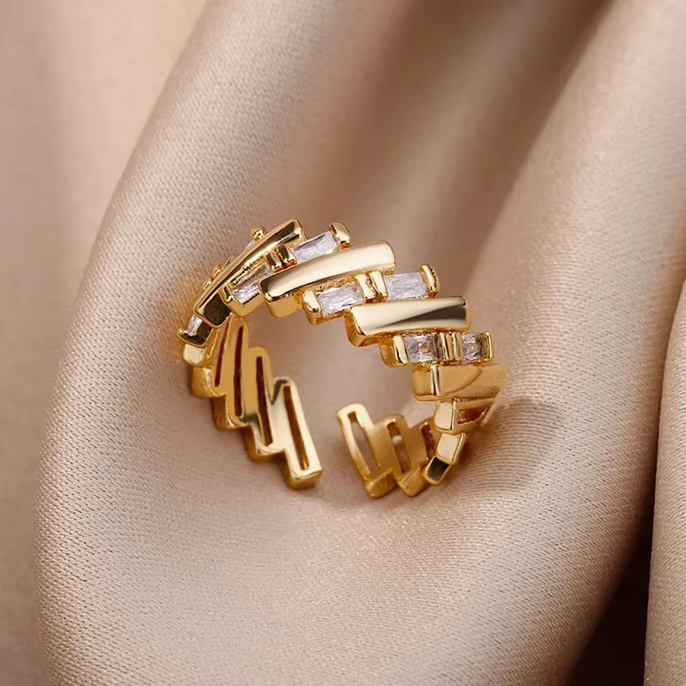 Anello modello Zigzag