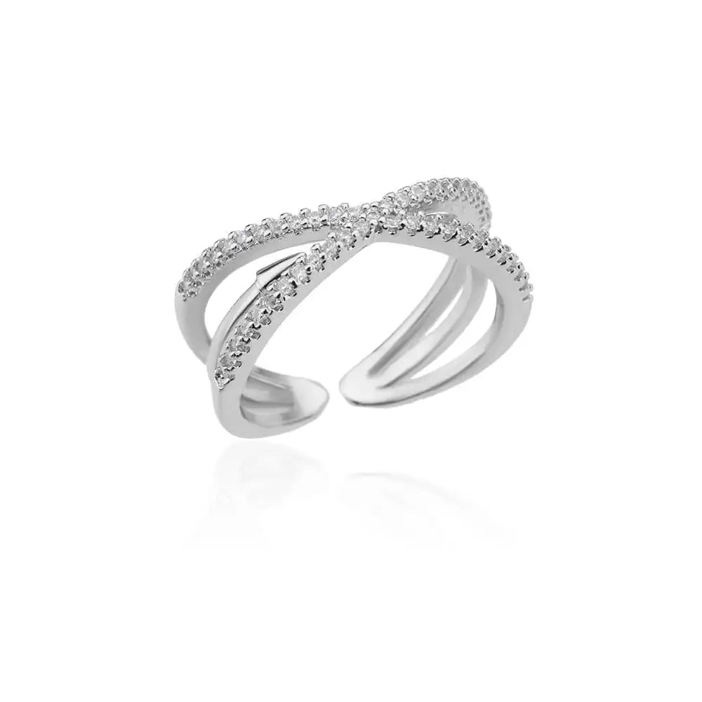 Anello Incrocio argento