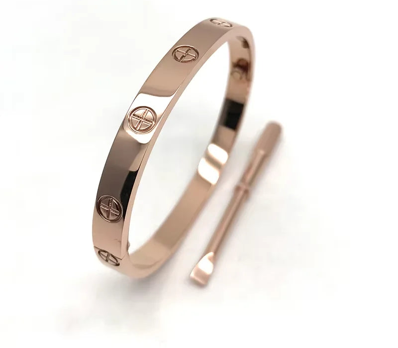 Bracciale a Croce oro rosa