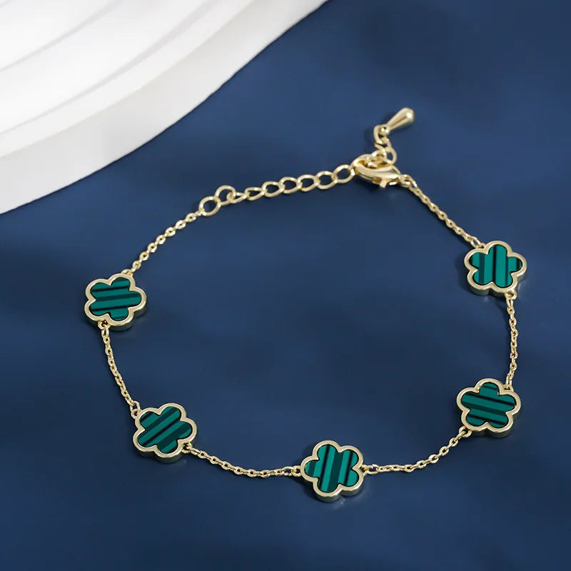 Bracciale Pentaleaf verde