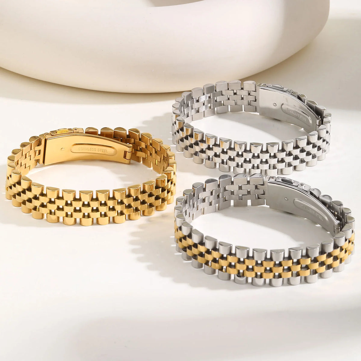 Bracciale Jubilee in acciaio inossidabile