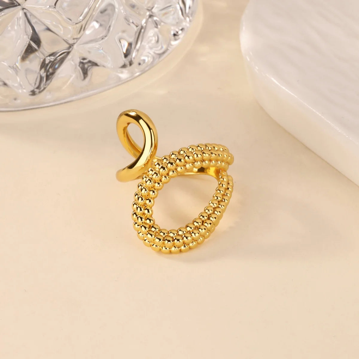 Anello Goccia oro