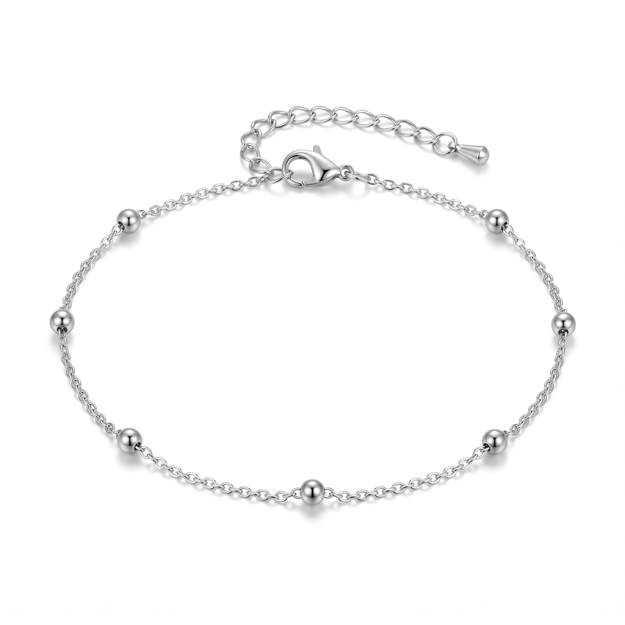 Cavigliera Sfere argento