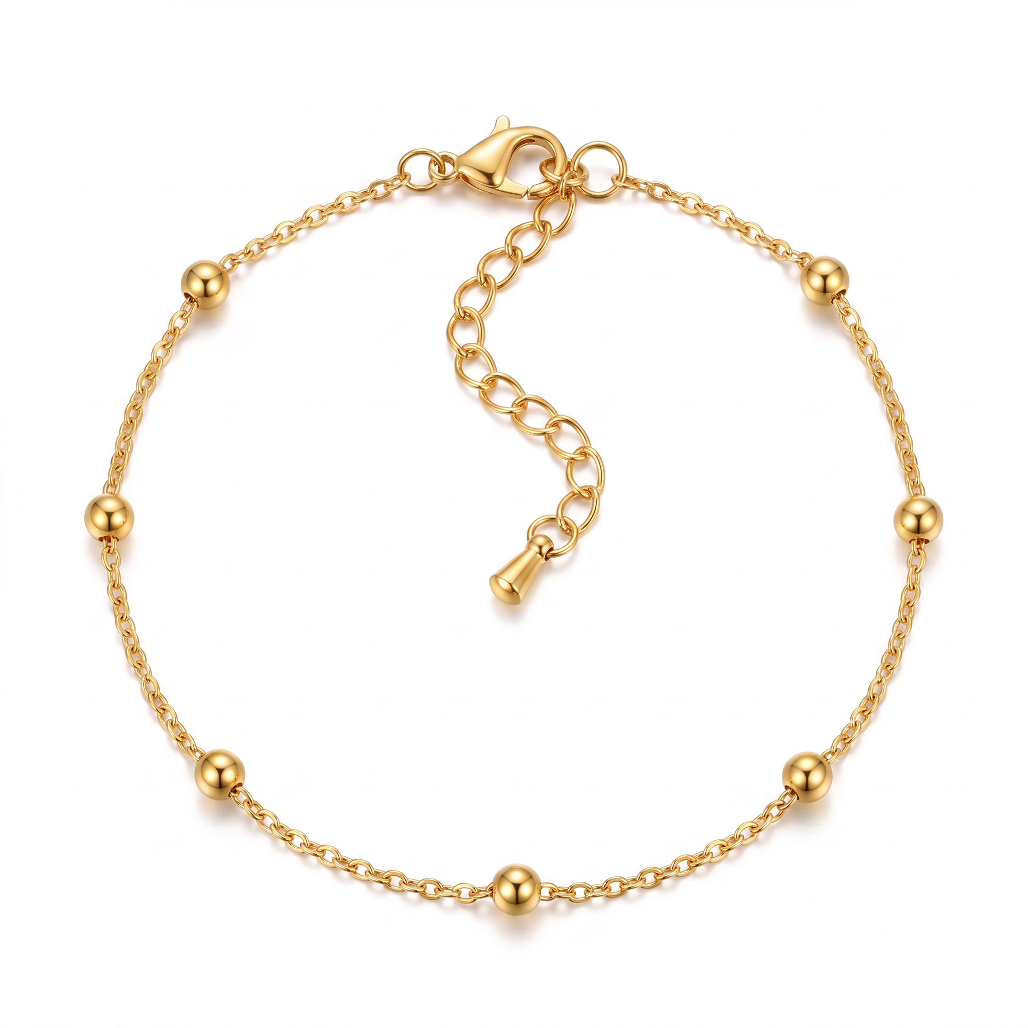 Cavigliera Sfere oro