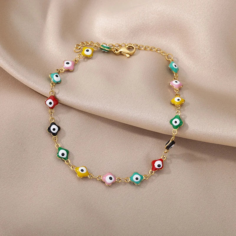 Cavigliera modello Occhi Colorati