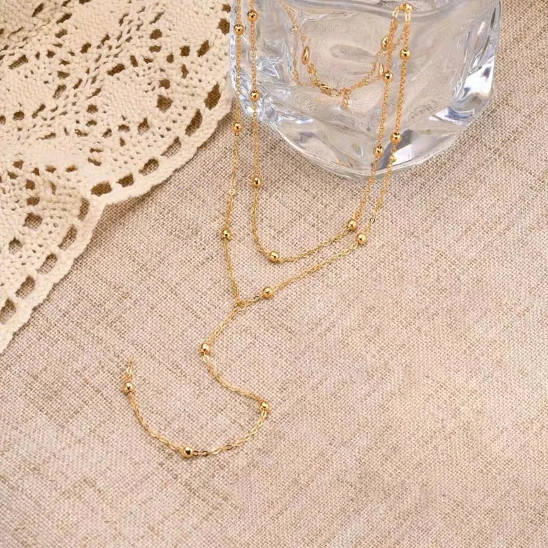 Collana a Y catena sottile
