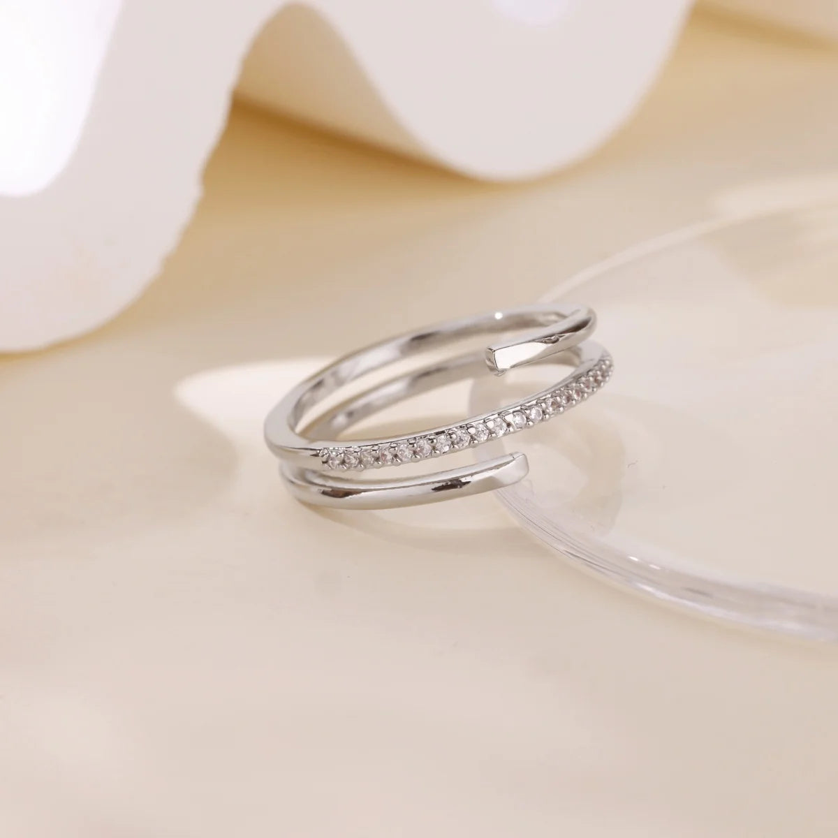 Anello Tripla Fascia argento