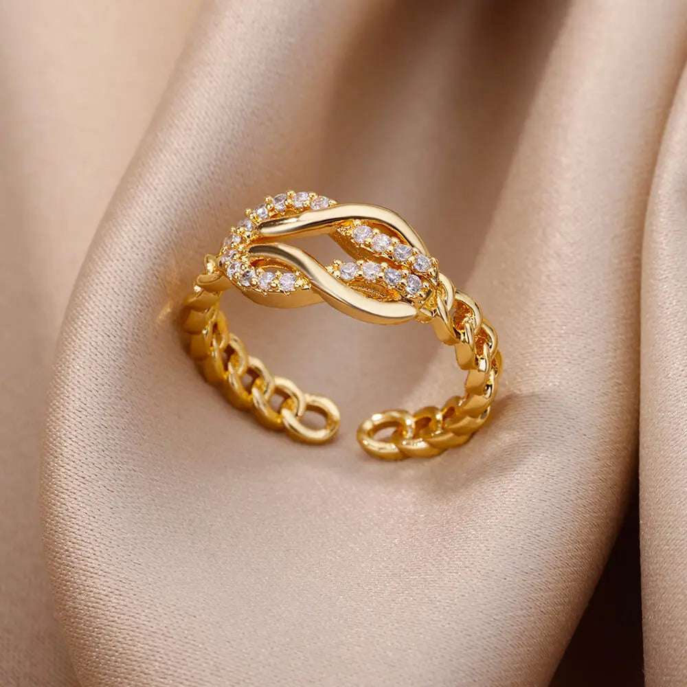 Anello modello Intreccio