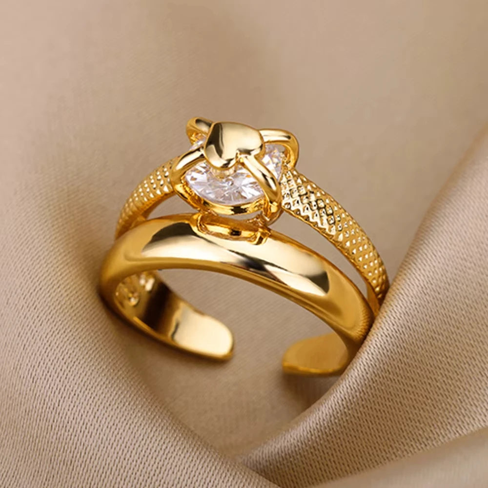 Anello modello Corona