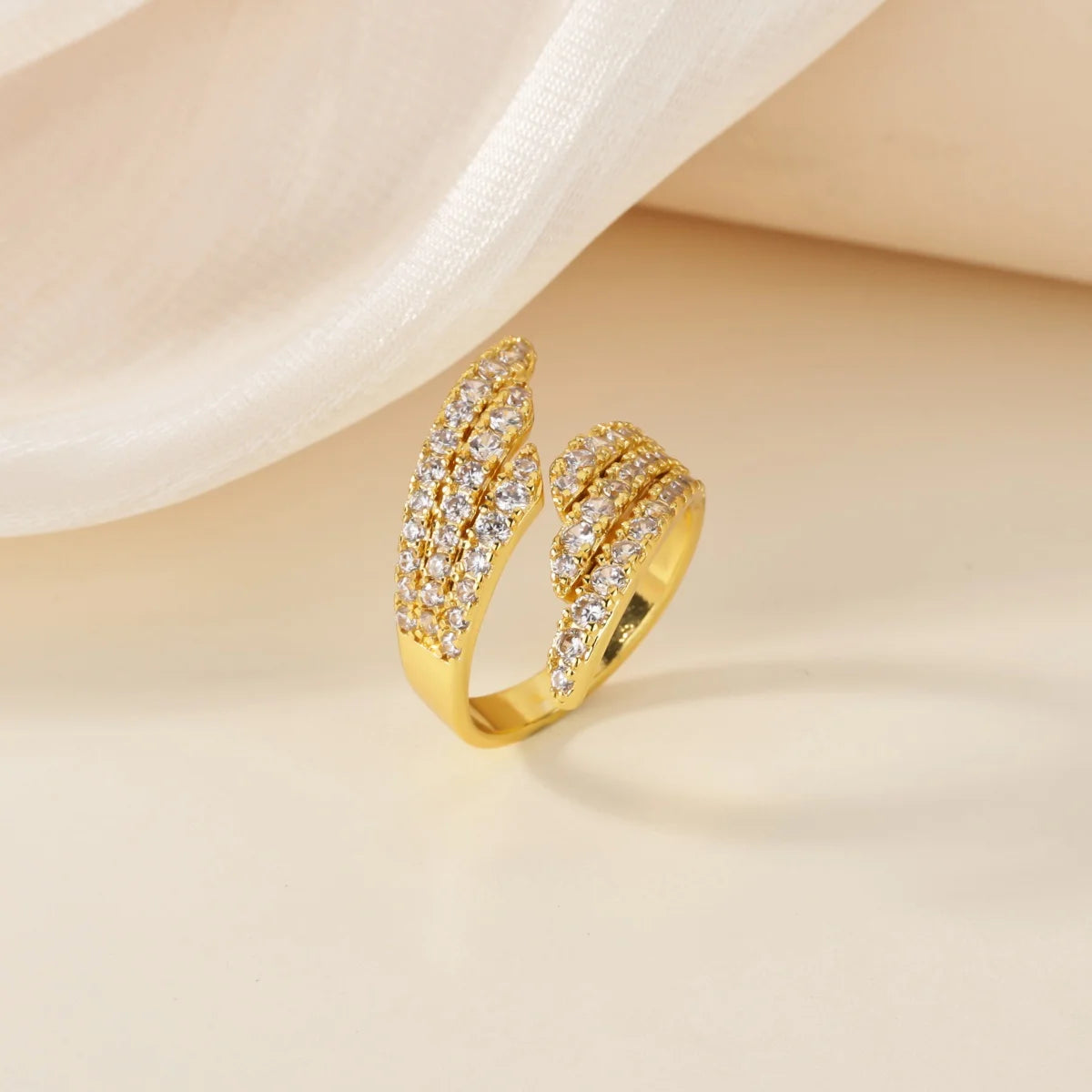 Anello Doppia Punta oro
