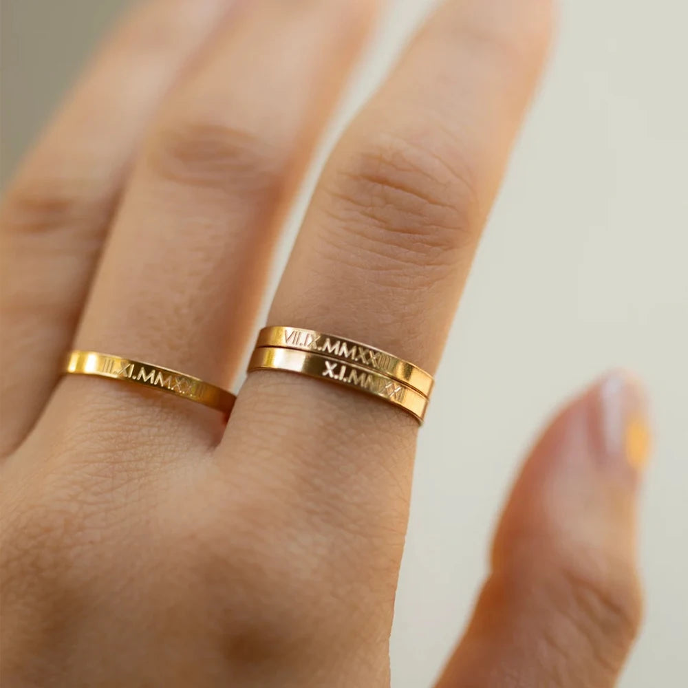 Anello con Incisione indossato