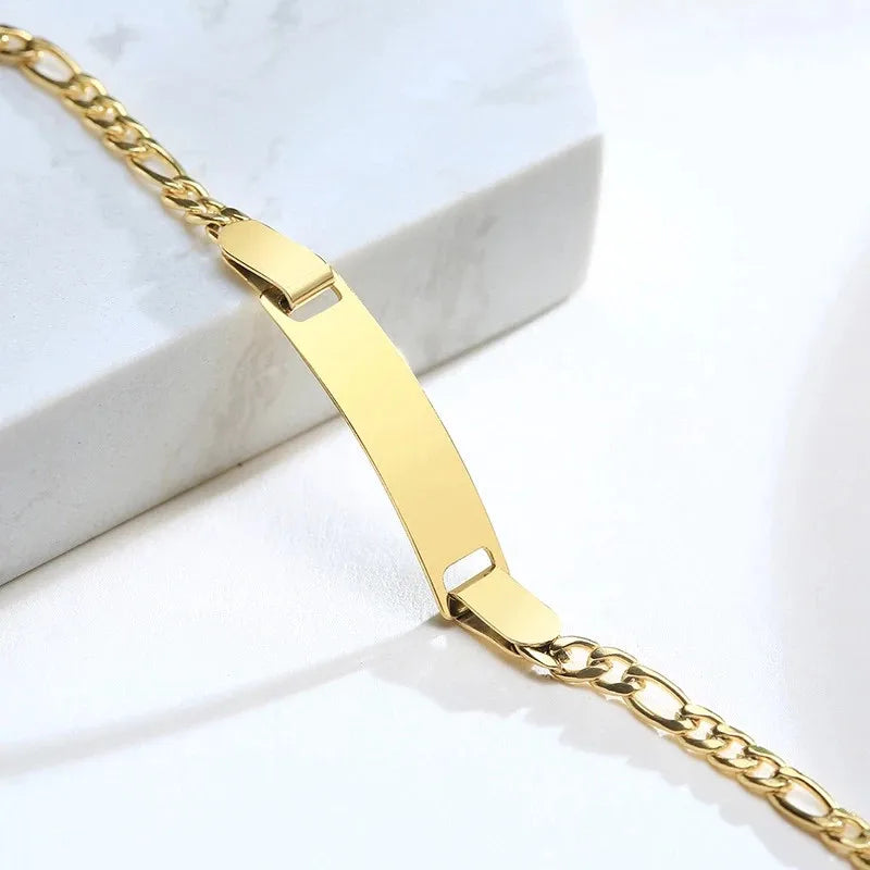 Bracciale con Incisione, dettaglio della targhetta