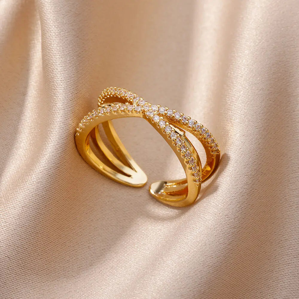 Anello Incrocio oro