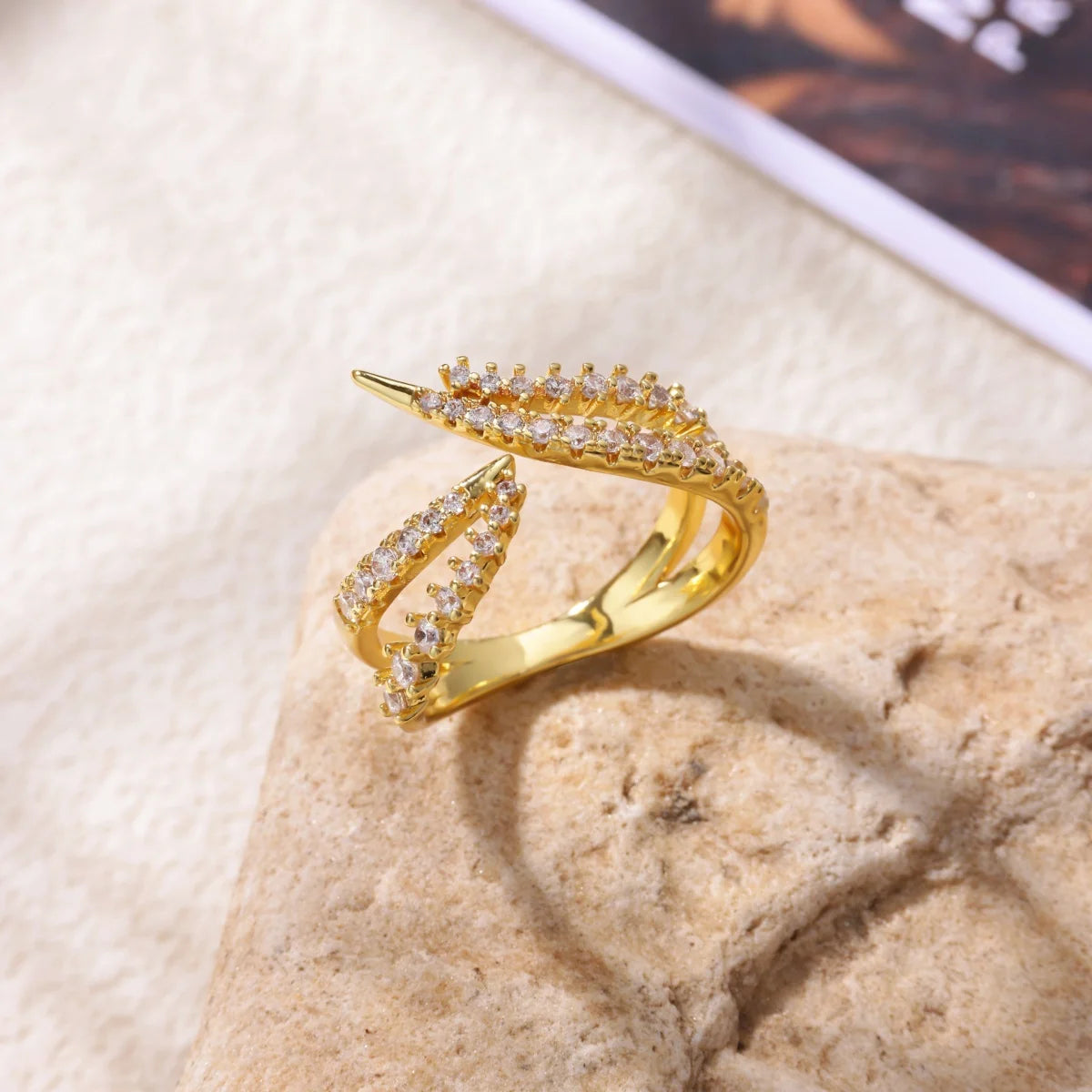 Anello Doppia Onda oro