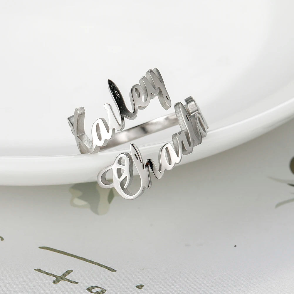 Anello con due nomi