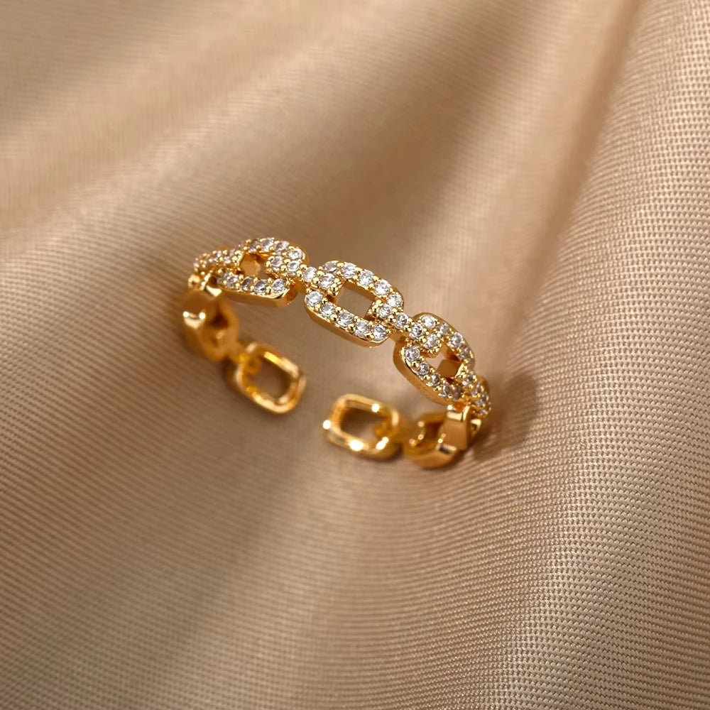 Anello modello Maglia Pavé