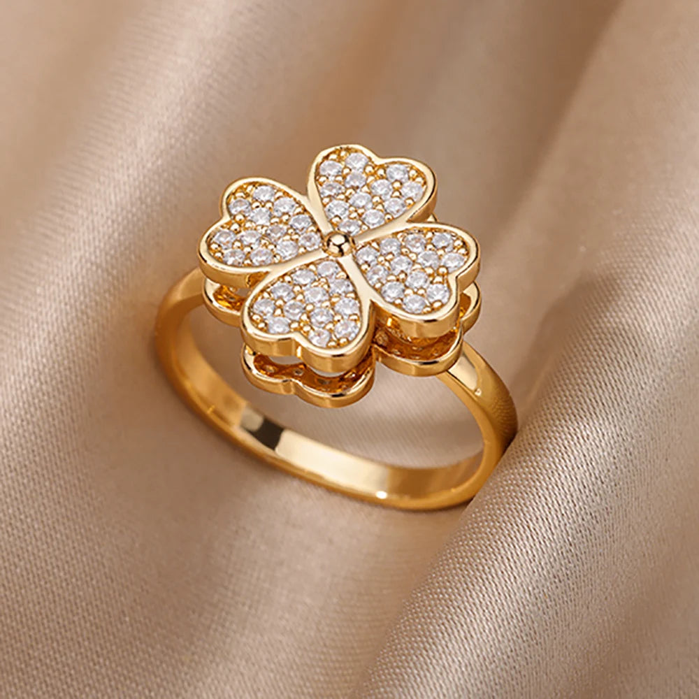 Anello modello Quadrifoglio