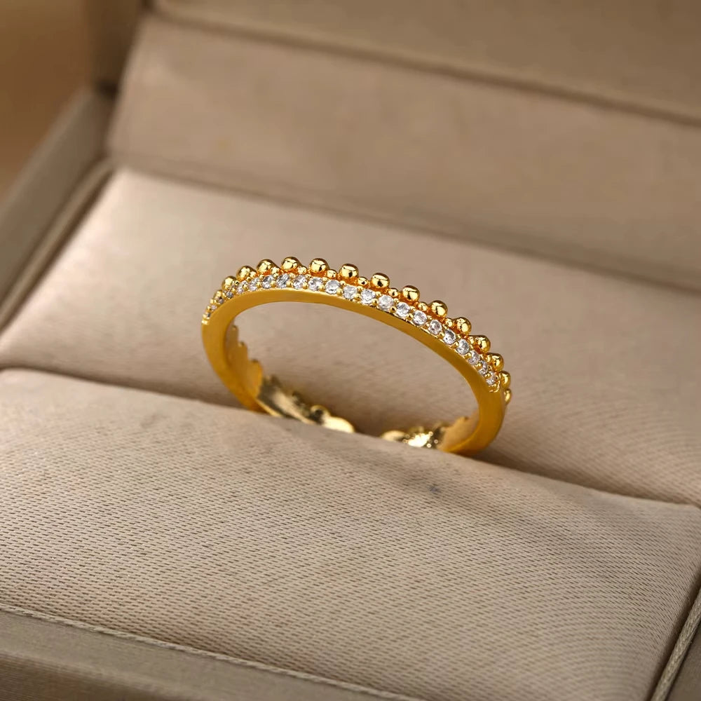 Anello modello Perline