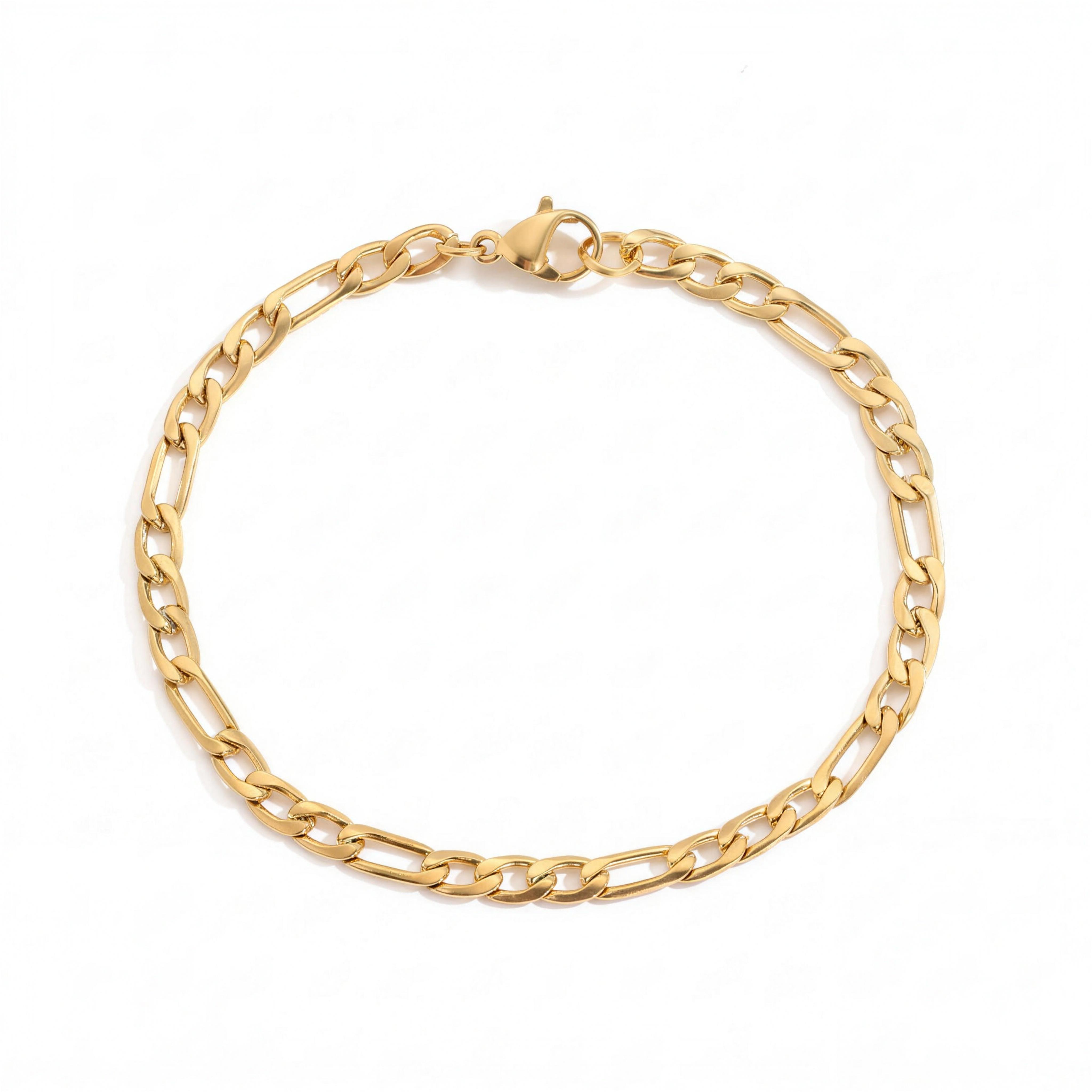 Bracciale Chain in acciaio inox dorato